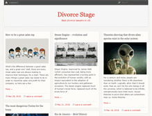 Tablet Screenshot of divorcestage.com